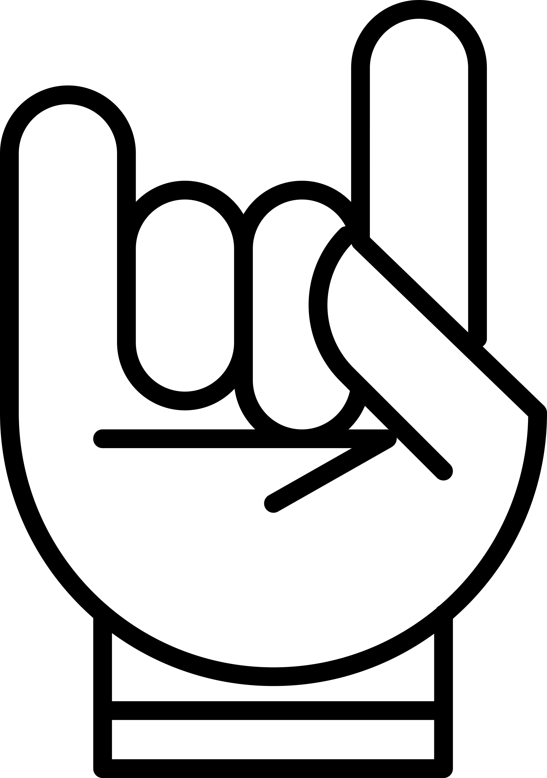 Hand With White Outline Forming A Rock On Symbol Sketch Style Svg Vector Free Vectors
